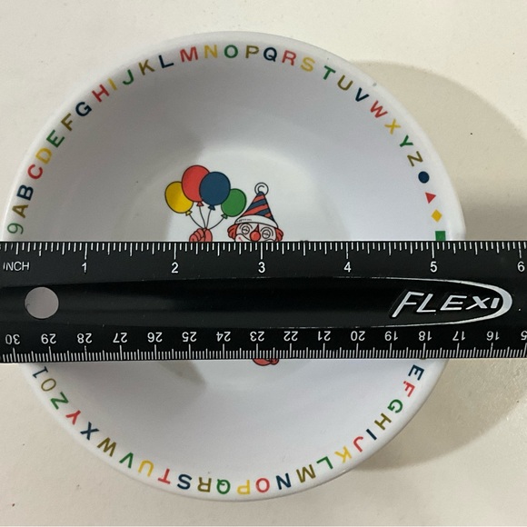 Vintage Melamine Ware Child’s Bowl with Clown and ABC’s Taiwan B2 - Picture 5 of 5